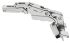 Петля Metalla 510, Накладна, з дотягом, Clip-On SM, 45/9.5 Петля Metalla 510, Накладна, з дотягом, Clip-On SM, 45/9.5