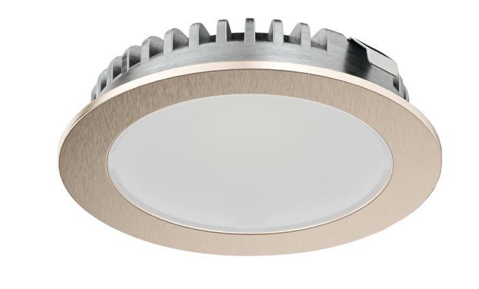 Світильник вбудований/накладний монтаж Hafele Loox LED 3094 24 V, отвір для свердління диаметр 58 мм, алюміній, Круглий, нейтральний 4000 K, нержавійка, клас енергоефективності G, 833.75.548, 833.75.548