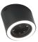 Накладний світильник для торцевого монтажу, LED 1167 24 В 2-контактний (монохромний), круглий, 5 Вт, з регульованою яскравістю, теплий білий-холодний білий 2700-4000 K, чорний, ефект Soft-Touch, з захисною розеткою Schuko, 833.32.042, 833.32.042