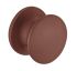 Натискна ручка-кнопка пластмаса коричнева