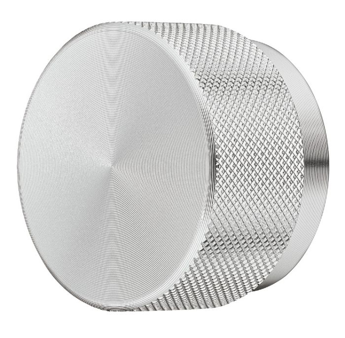 Меблева ручка, Алюміній, колір нержавіючої сталі, висота: 30 мм, діаметр ручки: 38 мм, 106.66.000, 106.66.000