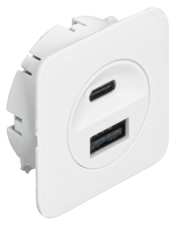 USB зарядн.Loox5 24V/16W/білий, 833.73.829 USB зарядн.Loox5 24V/16W/білий