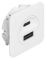 USB-зарядна станція, Hafele Loox5, USB-A / USB-C, 24 V| 14 Вт, для монтажу в просвердлений отвір діаметр40 мм або для кріплення гвинтами з рамкою 46,5 x 46,5 x 18 мм, білий, (833.73.829), 833.73.829, Фото № 1 USB-зарядна станція, Hafele Loox5, USB-A / USB-C, 24 V| 14 Вт, для монтажу в просвердлений отвір діаметр40 мм або для кріплення гвинтами з рамкою 46,5 x 46,5 x 18 мм, білий, (833.73.829), 833.73.829