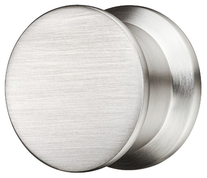 Ручка-кнопка, цамак,колір нікель, довжина: 22 мм, ширина: 29 мм, висота: 26 мм, діаметр ручки: 40 мм, 132.16.423, 132.16.423