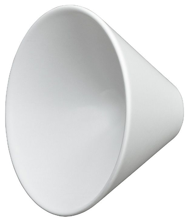 Ручка-кнопка, цамак,матовий, білий колір, RAL 9003, висота: 25 мм, діаметр ручки: 43 мм, 132.16.443, 132.16.443