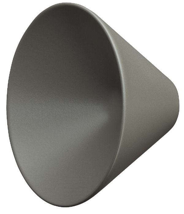 <p>Ручка-кнопка, цамак,матовий, сірий колір, RAL 7003 висота: 25 мм, діаметр ручки: 43 мм, 132.16.445</p>