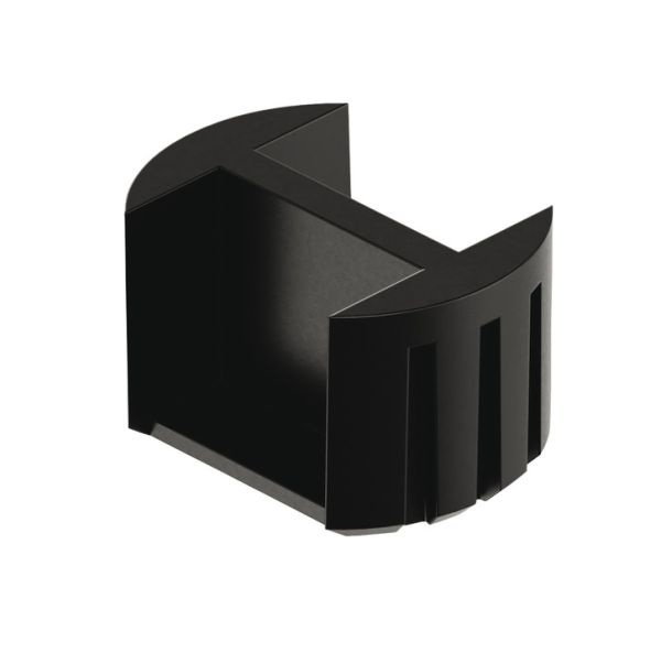 Центральний упор, для пластикових ролет, Пластик, чорний