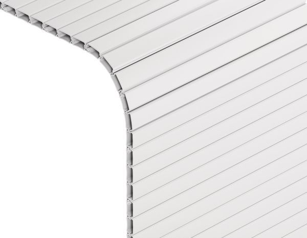 Ролети, пластик, Стабілізований бавовняною липкою стрічкою, 800 x 1215 мм (Ш x Д), білий