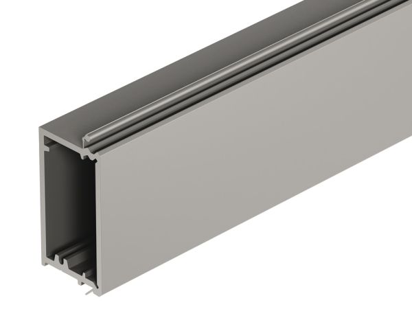 Замкова планка, для пластикових ролет, Довжина: 2300 мм, пластик, сірий