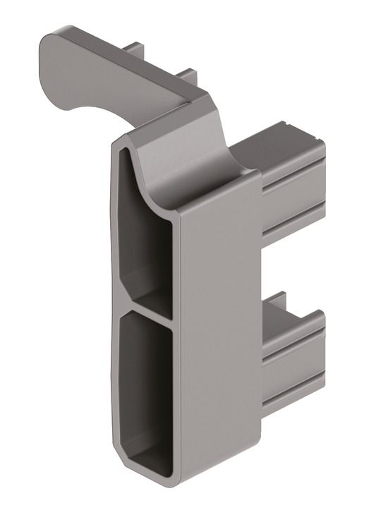 Профіль направляючої ручки, для пластикових тамбурних дверей