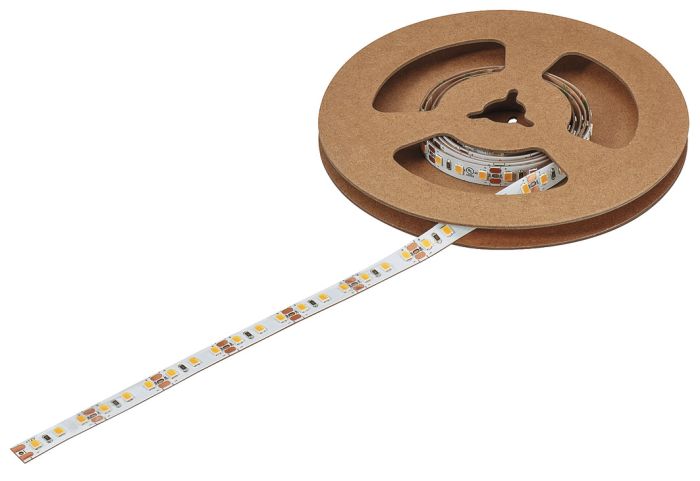 Світлодіодна стрічка, Hafele Loox5 Eco LED 2069 12 В 8 мм 2-контактна (монохромна)| 60 світлодіодів/м, 4,8 Вт/м, IP20, теплий білий 2700 K, 5 м, 833.74.035, 833.74.035