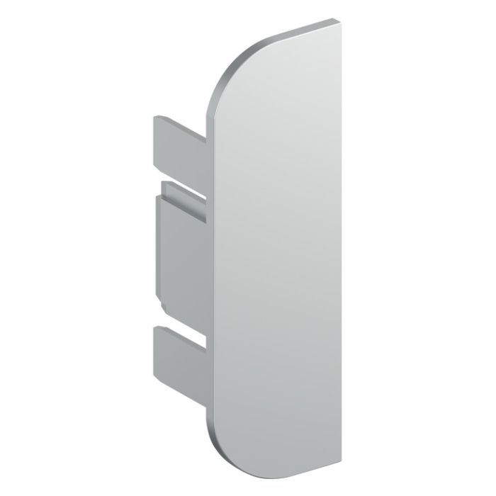 Торцева кришка, ABS пластик| С-подібний врізний профіль зі світлодіодом, кріплення: ліва126.00.630, 126.00.630