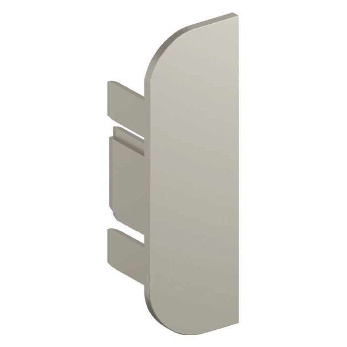 Торцева кришка, ABS пластик| С-подібний врізний профіль зі світлодіодом, кріплення: ліва126.00.631, 126.00.631