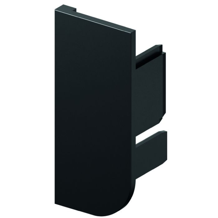 Торцева кришка, ABS пластик| L-подібний врізний профіль зі світлодіодом, кріплення: права 126.00.645, 