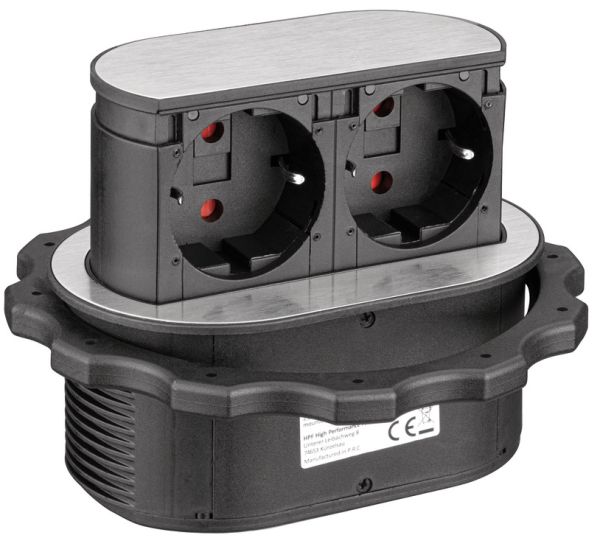 <p>Висувн.розет. 2 нерж.ст.</p>