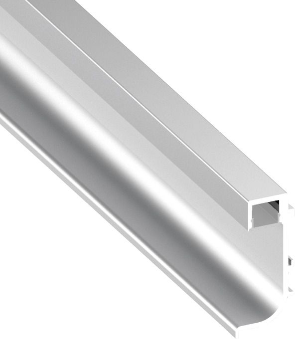 Ручка L-подібний профіль з інтегрованим світлодіодним профілем срібне анодування E6/EV1, довжина: 5000 мм, 126.00.001, 126.00.001