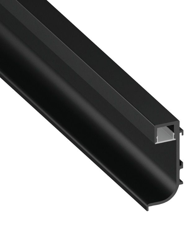 <p>Ручка L-подібний профіль чорний колір, 2500 мм</p>