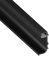 Ручка, L-подібний профіль з інтегрованим чорний матовий, RAL 9017, порошкове покриття, довжина: 5000 мм, 126.00.007, 126.00.007