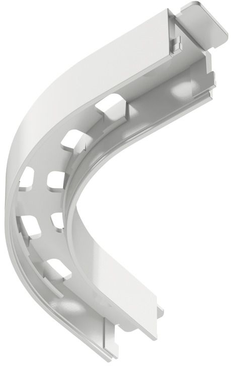 Кутовий з'єднувач, Hafele Lighting OneCable| для алюмінієвого профілю, 90гр., алюміній, білий, 833.68.306, 833.68.306