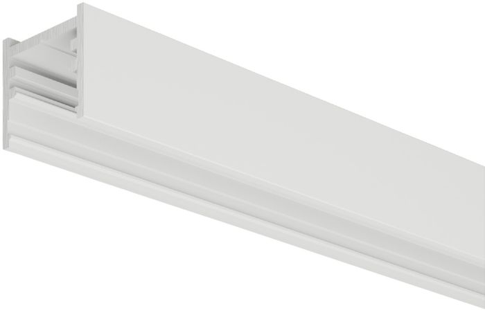 Профіль, Hafele Lighting OneCable, для плоского кабелю| Для плоского кабелю, 2500 мм, алюміній, попередньо просвердлений, білий, 833.68.304, 833.68.304