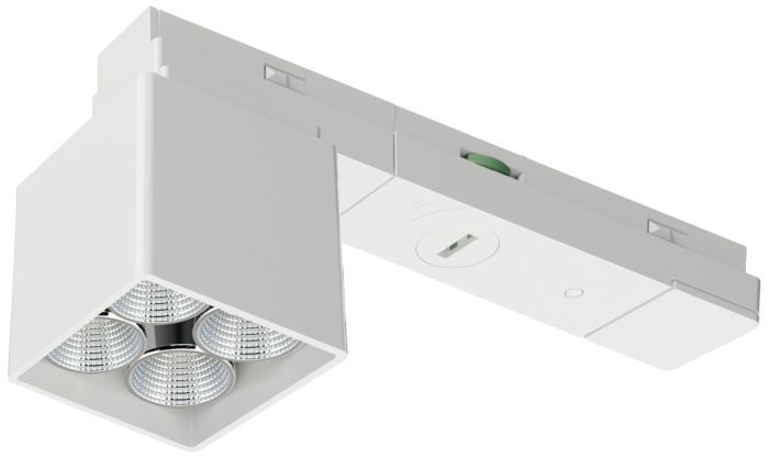 Прожектор, Nimbus OneCable 4 TT Connect, багатокольоровий білий| поворотно-нахилювальний, від 2700 K до 5000 K, 40гр., білий, 833.68.326, 833.68.326