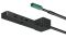 Конектор, Hafele Lighting OneCable, для плоского кабелю| Для драйверів до 90 Вт, 1 кабель Loox5 1000 мм 24 В, корпус чорний, з торцевою кришкою, 833.68.352, 833.68.352