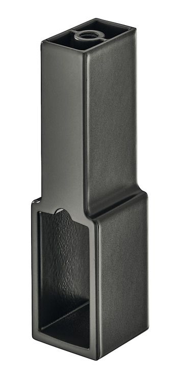 Трима гардероб штанги Hafele Dresscode| З прямими краями, темно-сірий, RAL 7022, 802.26.500, 802.26.500