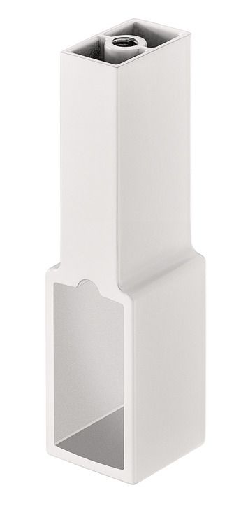 Тримач Hafele Dresscode| З прямими краями,білий колір, RAL 9016, 802.26.700, 802.26.700