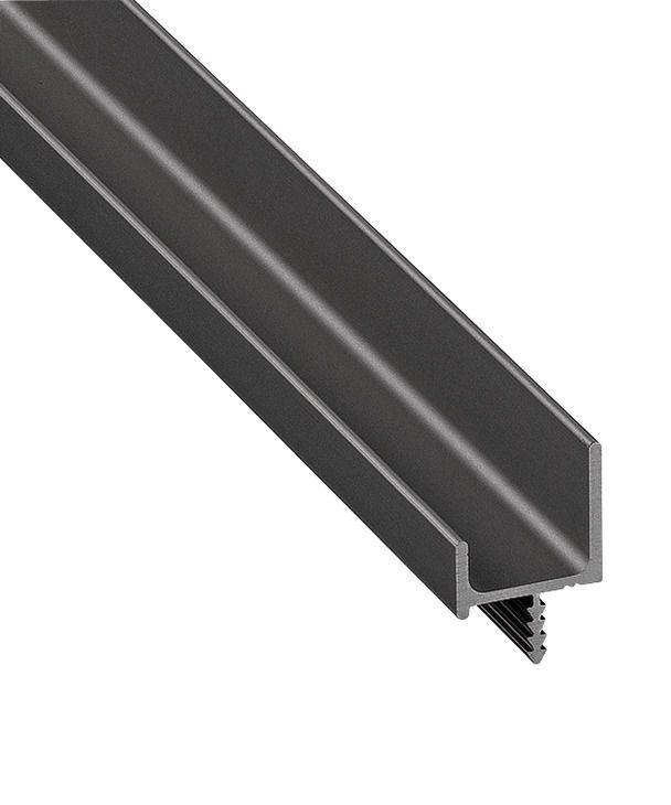 Профільна планка ручки, виготовлена з алюмінію, Hafele Deco, Розмір А: 30 мм, довжина 2500 м, 126.16.933, 126.16.933