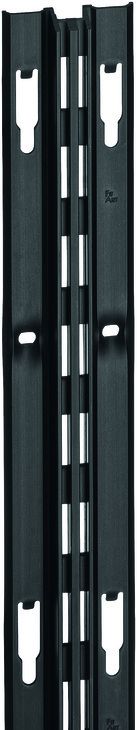 Шина VS 2 отвір алюм.чорн.анод.3012мм