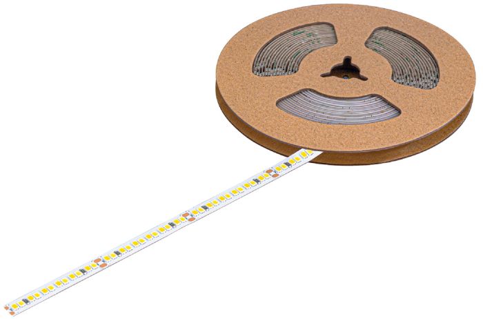 Світлодіодна стрічка, Hafele Loox5 Eco LED 3180, 24 В 8 мм 2-контактна (мульти-біла 2-провідна технологія), 2 x 60 світлодіодів/м| 14,4 Вт, від теплого білого до холодного білого 2700 K-5000K, 5 м, 833.76.672, 833.76.672