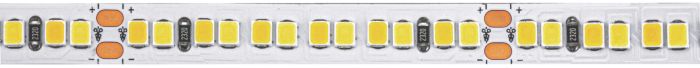 Світлодіодна стрічка, Hafele Loox5 Eco LED 3180, 24 В 8 мм 2-контактна (мульти-біла 2-провідна технологія), 2 x 60 світлодіодів/м| 14,4 Вт, від теплого білого до холодного білого 2700 K-5000K, 5 м, 833.76.672, 833.76.672