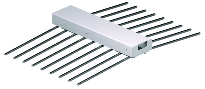 Вішалк для штанів, висувний, на 18 пар штанів, Сріблястого кольору, хромоване покриття, 805.48.240, 805.48.240