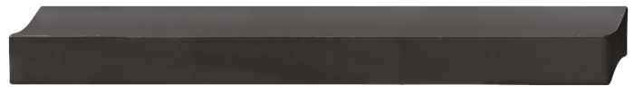 Ручка-планка, алюміній,чорний колір, RAL 9005, покриття, матове, розмір A: 140 мм, розмір B: 18 мм, розмір C: 128 мм, 155.02.572, 155.02.572