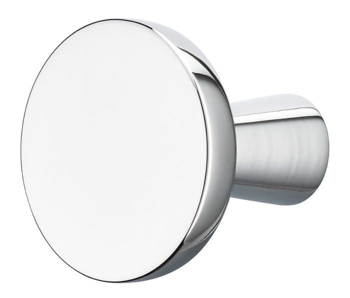 Ручка кнопка Hafele Deco H2570 колір зром полірованний, висота: 31,5 мм, діаметр ручки: 31,5 мм, 106.71.373
