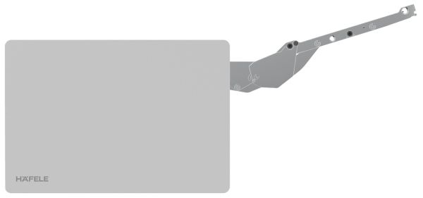 <p>Підіймач Free Slim flap 1.10 push, сірий, накладний монтаж, муфта</p>