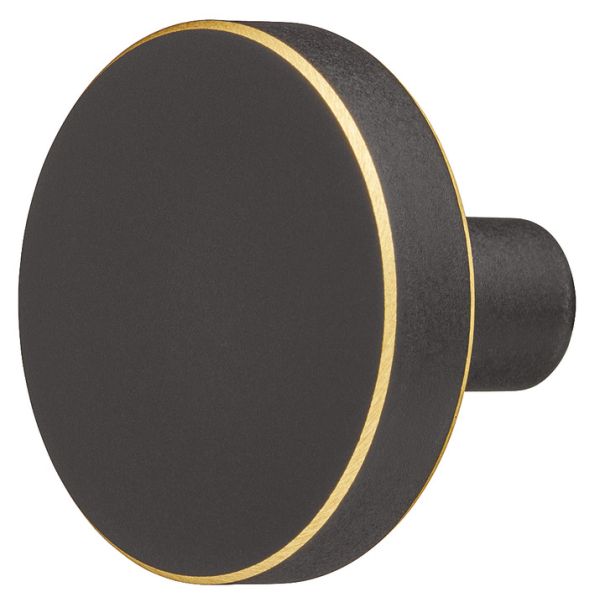 <p>Ручка-кнопка,латунь, матова, вигляд вживаного матеріалу, лакована, чорна, висота: 25 мм, діаметр ручки: 32 мм, 100.00.208</p>