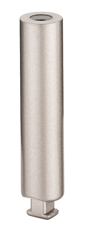 Центральна опора рейки, для гардеробної рейки Elite, колір нержавіючої сталі, матовий, 801.93.912, 801.93.912