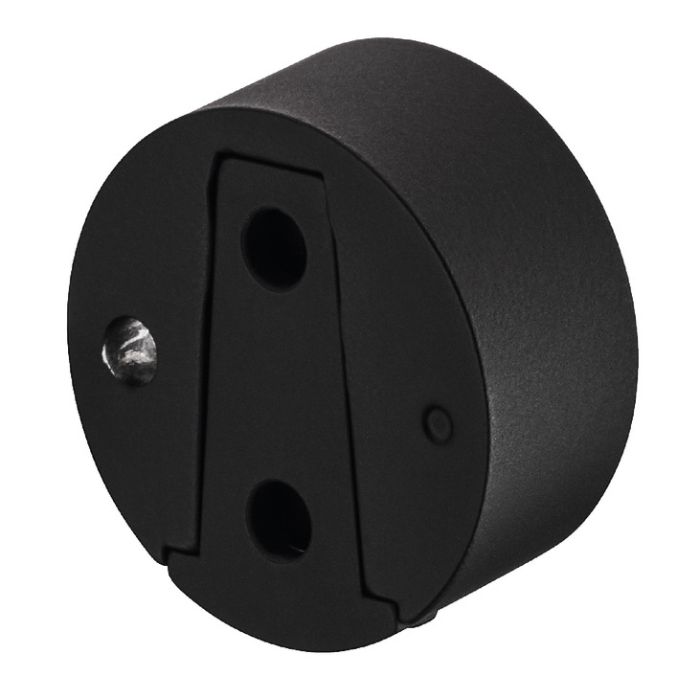 Опора для гардеробної штанги, для гардеробної штанги Mira, чорний, матовий, 801.93.923, 801.93.923