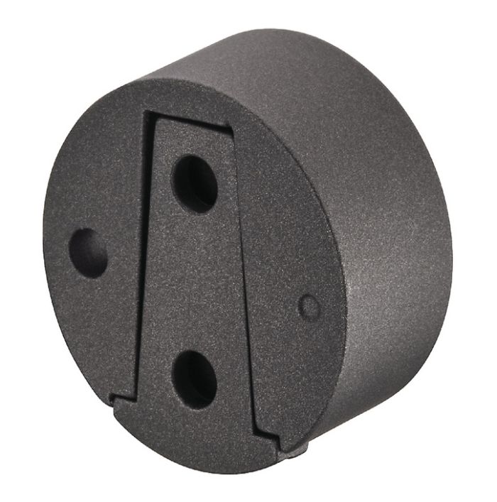 Опора для гардеробної штанги, для гардеробної штанги Mira, мокка чорний, матовий, 801.93.924, 801.93.924