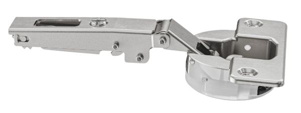 <p>Накладна петля, никель з дотягом, для профільних дверей до 40 мм, кутовий обмежувач</p>