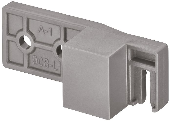 Прямокутний рейлінг Hafele Matrix S Slim, антрацит, довжина: 550 мм, 552.51.216, 552.51.216