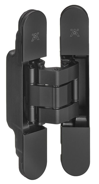 Прихована петля  Startec H12 L Plus, прихована, для міжкімнатних дверей без фальца вагою до 120 кг, з магнітними заглушками 3D-регульований, розмір 160 мм, матове нікельоване покриття, 927.91.291