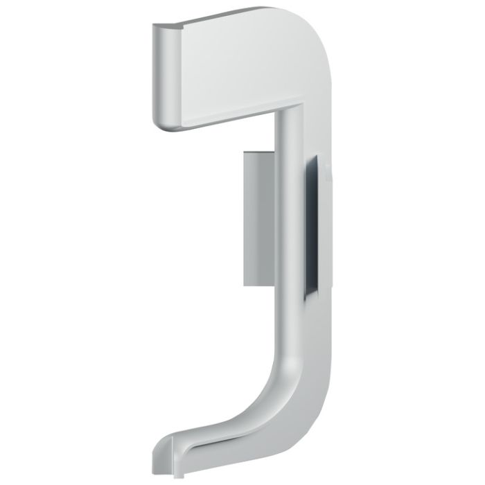 Внутрішній кут, пластик АБС| срібний, L-подібний втоплений профіль ручки зі світлодіодом,126.00.614, 126.00.614