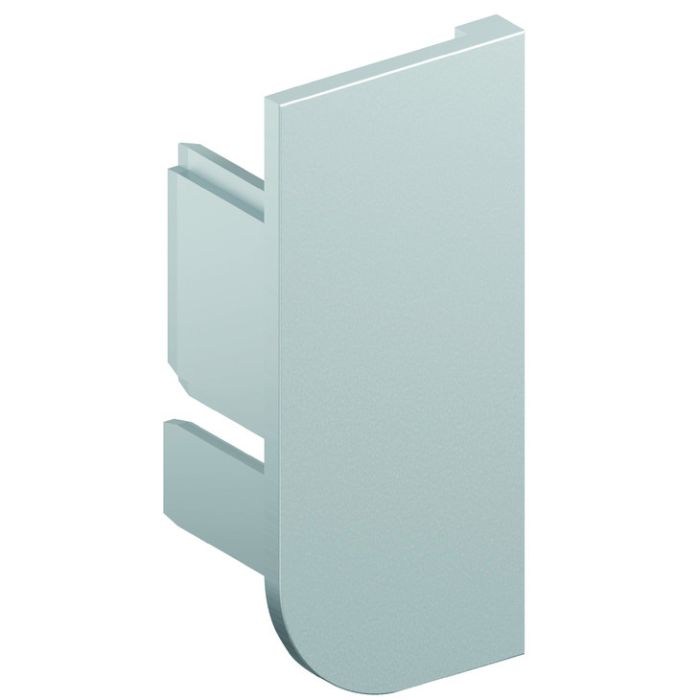 Торцева кришка, ABS пластик| L-подібний врізний профіль зі світлодіодом, кріплення: права 126.00.642, 126.00.642